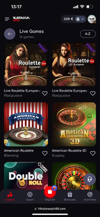 A Journey Through Katana Spin Casino Online Games
